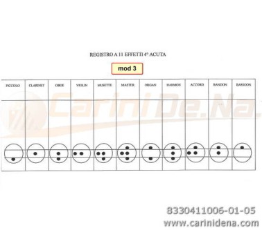 TASTINI REGISTRI SMUSSATI PLASTICA mm 18.2 X 38.8 X 13 LUCIDATI INCISI - KIT 11T 1B2N1A - MOD. 003 - NERI/ORO