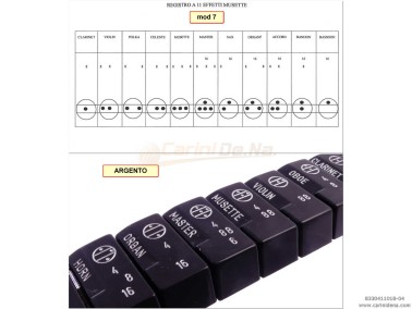 tastini registri smussati plastica mm 182 x 388 x 13 lucidati incisi  kit 11t 1b3n  mod 007  neriargento