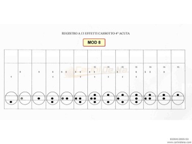 tastini registri smussati plastica mm 182 x 388 x 13 lucidati incisi  kit 13t 1b2n1a  mod 008  neriargento