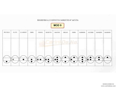 tastini registri smussati plastica mm 182 x 388 x 13 lucidati incisi  kit 13t 1b2n1a  mod 009  neriargento