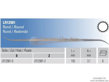 LIMA VALLORBE LR12981-2 mm 150