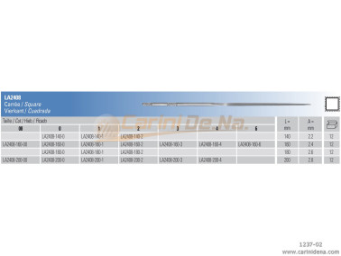 FILE VALLORBE LA2408-160-2
