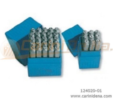 PUNZONI ACCIAIO SERIE ALFABETO A-Z mm 5 - 3481000005