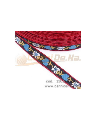 NASTRINO TIROLESE CUORI BLU