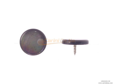 BOTTONI A VITE TONDI 17,0  MADREP. TH. GRIGIA/GRIGIA 0101