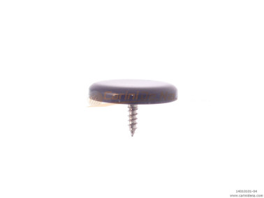 BOTTONI A VITE TONDI 17,0  MADREP. TH. GRIGIA/GRIGIA 0101