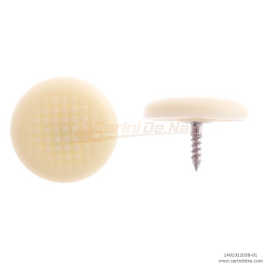 BOTTONI A VITE TONDI ZIGR. 17,0 PASTELLO AVORIO