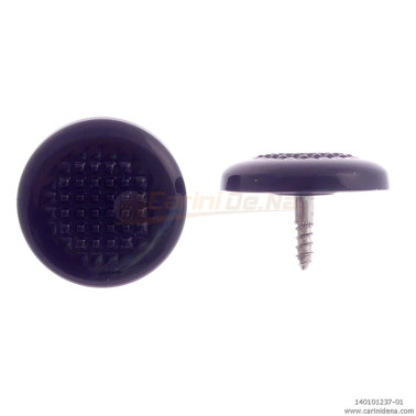 BOTTONI A VITE TONDI ZIGR. 17,0 PASTELLO NERO