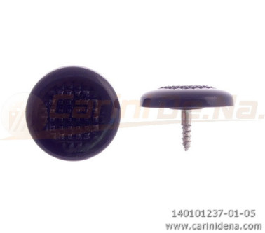 BOTTONI A VITE TONDI ZIGR. 17,0 PASTELLO NERO