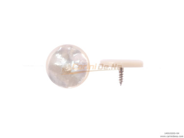 bottoni a vite tondi 17 0  madrep aus biancabianca 0202