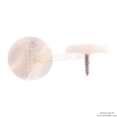 BOTTONI A VITE TONDI ZIGR. 16,0 PERLA BIANCO