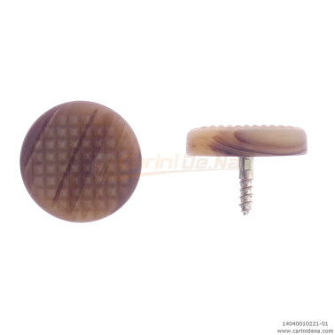 bottoni a vite piatti zigr 15 0 perla marronepanna satinati p22