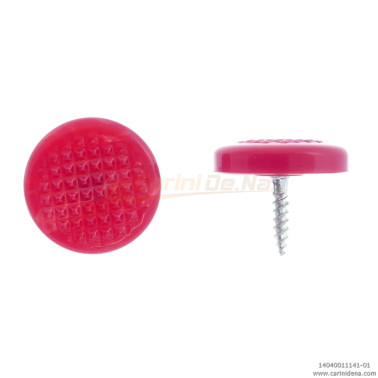 BOTTONI A VITE PIATTI ZIGR. 15,0 PERLA ROSSI 1141