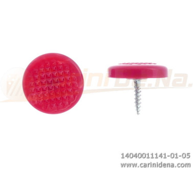 BOTTONI A VITE PIATTI ZIGR. 15,0 PERLA ROSSI 1141