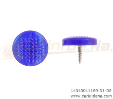 BOTTONI A VITE PIATTI ZIGR. 15,0 PERLA BLU