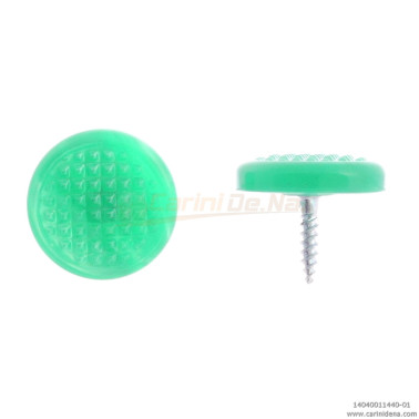 BOTTONI A VITE PIATTI ZIGR. 15,0 PERLA VERDE 1440