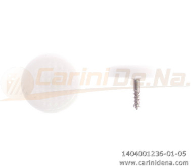 bottoni a vite piatti zigr 15 0 pastello bianco