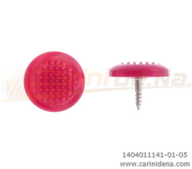 bottoni a vite tondi zigr 15 0 perla rosso