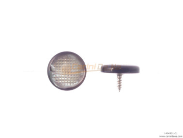 BOTTONI A VITE PIATTI ZIGR. 15,0  MADREP. TH. GRIGIA/GRIGIA 0101