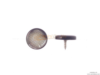BOTTONI A VITE PIATTI ZIGR. 15,0  MADREP. TH. GRIGIA/GRIGIA 0101