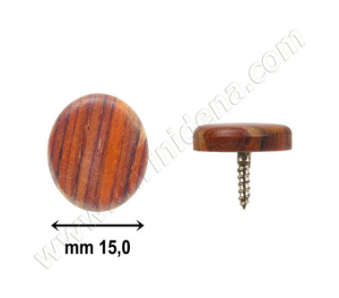 bottoni a vite piatti 15 0  legno cocobolo nicaragua 0014