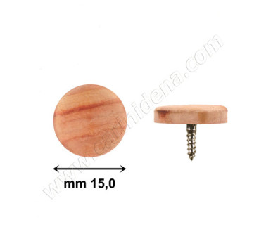 bottoni a vite piatti 15 0  legno tulip wood 0008