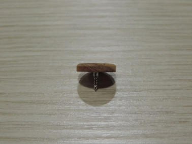 BOTTONI A VITE TONDI  9,5 LEGNO OLIVO 0018