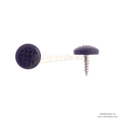 bottoni a vite tondi zigr  9 0 pastello nero 0237