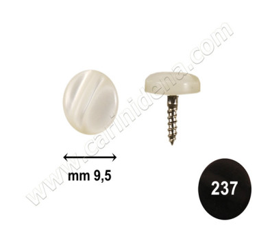 BUTTONS SCREW D. 9,5 BASS SIDE FULL BLACK