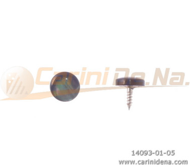 bottoni a vite tondi  9 5 madrep th grigiagrigia 0101