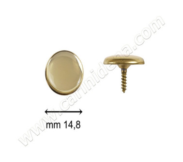 BOTTONI C24 mm 14,8 C. ORO - SPECCHIO ORO