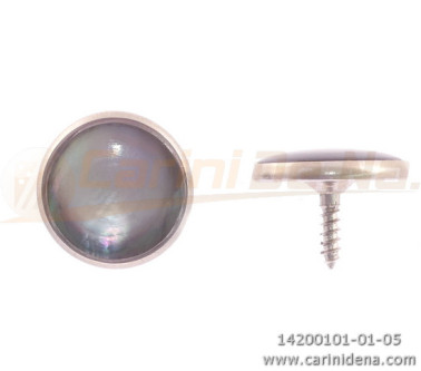 bottoni c24 mm 14 8 c arg  madreperla grigiagrigia