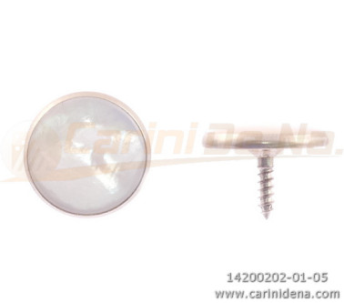 BOTTONI C24 mm 14,8 C. ARG. - MADREPERLA BIANCA/BIANCA