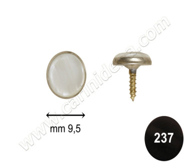 bottoni c14 mm 9 6 c arg  pastello nero