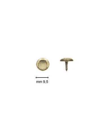 BUTTONS KNURLED C14 SPECCHIO ORO
