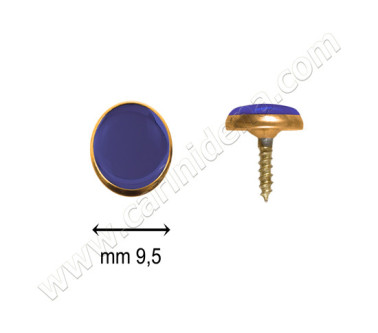 bottoni c14 mm 9 6 c oro  specchio bluette
