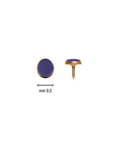 bottoni c14 mm 9 6 c oro  specchio bluette