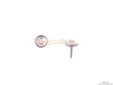 BOTTONI C13 SVAS. mm 8,5 C. ARG. - SPECCHIO ARGENTO