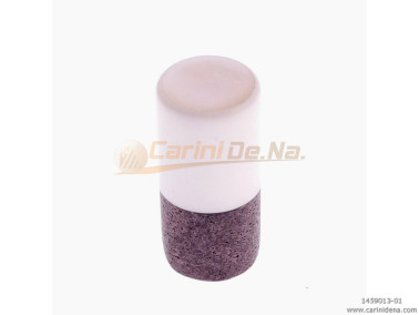 BOTTONI R. BANDONEON ACR. BIANCO / LEGNO MARR / MADR. BIANCA MAKASSAR mm 10.5 X  8(17.4) CORTO