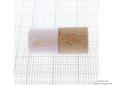 BOTTONI R. BANDONEON GAL. BIANCO / LEGNO BEIGE / MADR. BIANCA MAKASSAR mm 10.5 X 12(23.4) LUNGO