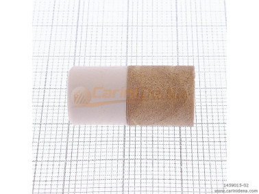 BOTTONI R. BANDONEON GAL. BIANCO / LEGNO BEIGE / MADR. BIANCA MAKASSAR mm 10.5 X 10(19.4) MEDIO