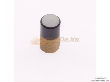 BOTTONI R. BANDONEON GAL. NERO / LEGNO BEIGE / MADR. BIANCA MAKASSAR mm 10.5 X 10(19.4) MEDIO