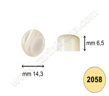bottoni r 14 3 x 6 5 slavi  pastello avorio  car036bd 2058av