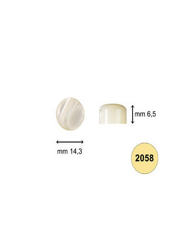 bottoni r 14 3 x 6 5 slavi  pastello avorio  car036bd 2058av