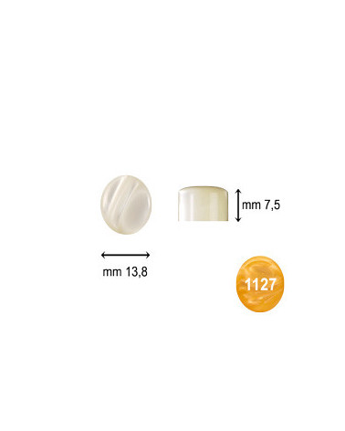 BUTTONS R. 13,8 X 7,5 USA GIALLO PERLA