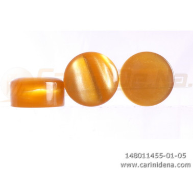 BUTTONS R. 13,8 X 7,5 USA PEARL BROWN/GOLD