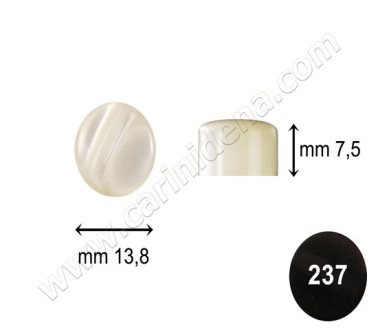 BUTTONS R. 13,8 X 7,5 USA NERO PIENO