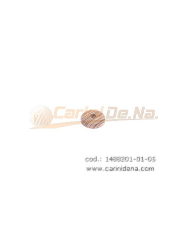 pastiglie forate piatte mm 15 0x3 5 foro mm 2 legno zebrano 0001  car084bn