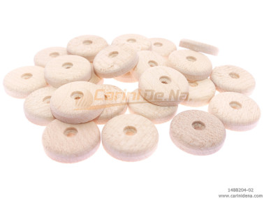 pastiglie forate piatte mm 15 0x3 5 foro mm 2 legno acero 0004  car084bn