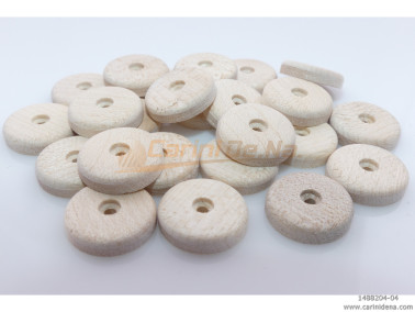 pastiglie forate piatte mm 15 0x3 5 foro mm 2 legno acero 0004  car084bn